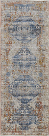 Feizy Kaia 39HWF Blue/Red Area Rug