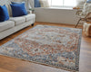 Feizy Kaia 39HXF Red/Blue Area Rug