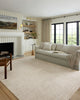 Loloi II Kamala KAM-03 Natural/Mist Area Rug Lifestyle Image Feature