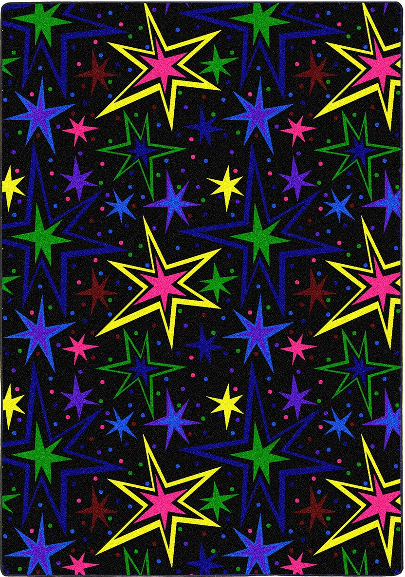 Joy Carpets Neon Lights Kapow Fluorescent Area Rug
