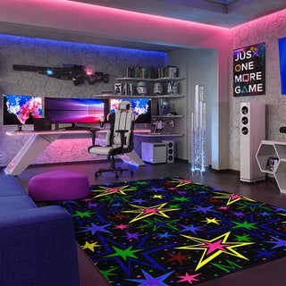 Joy Carpets Neon Lights Kapow Fluorescent Area Rug