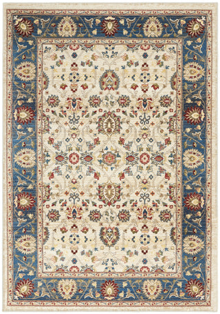 Nourison Karisma KAR01 Ivory Blue Area Rug main image