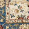 Nourison Karisma KAR01 Ivory Blue Area Rug Swatch Image