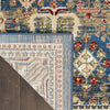Nourison Karisma KAR02 Blue Ivory Area Rug Corner Image