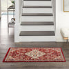 Nourison Karisma KAR02 Brick Ivory Area Rug Corner Image