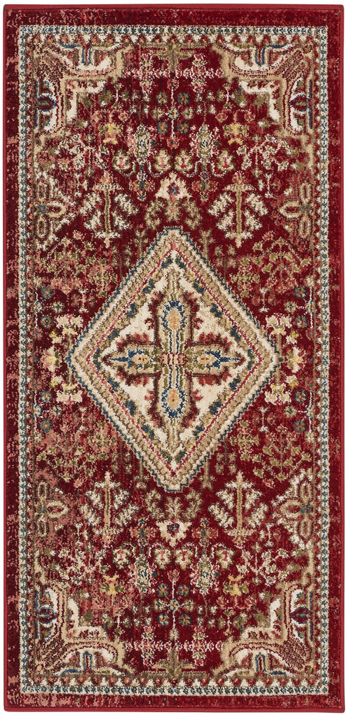 Nourison Karisma KAR02 Brick Ivory Area Rug main image