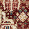 Nourison Karisma KAR02 Brick Ivory Area Rug Swatch Image