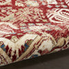 Nourison Karisma KAR02 Brick Ivory Area Rug Corner Image