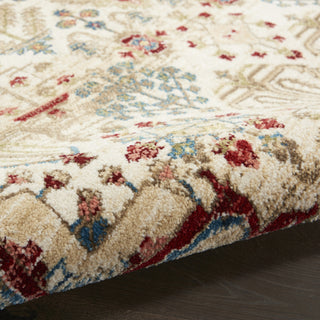 Nourison Karisma KAR02 Ivory Area Rug Corner Image