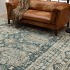 Karastan Marash Karamar Blue Area Rug Lifestyle Image Feature