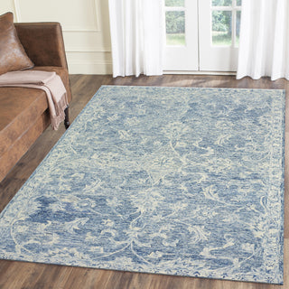 LR Home Karma 21043 Navy Area Rug Pile Image
