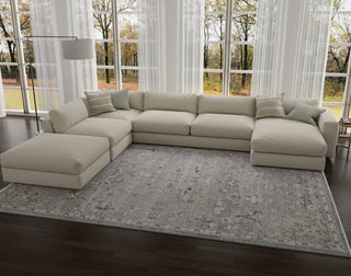 KAS Adele 8802 Grey Daphne Area Rug Lifestyle Image Feature