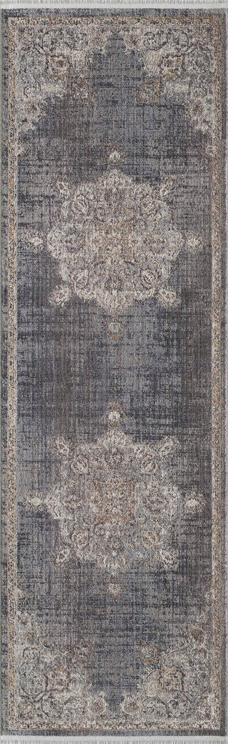 KAS Adele 8805 Grey Blue Serafina Area Rug Lifestyle Image Feature