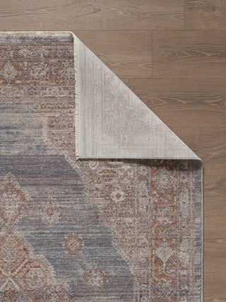 KAS Adele 8807 Grey Blush Medallion Area Rug Runner Image