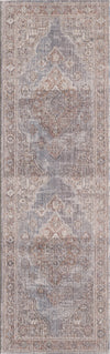 KAS Adele 8807 Grey Blush Medallion Area Rug Lifestyle Image Feature