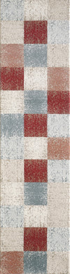 KAS Avalon 5616 Brown Checkered Area Rug Lifestyle Image Feature