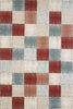 KAS Avalon 5616 Brown Checkered Area Rug Main Image