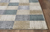 KAS Avalon 5617 Ivory Checkered Area Rug Runner Image