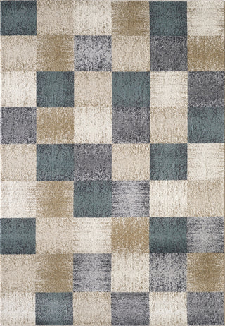 KAS Avalon 5617 Ivory Checkered Area Rug Main Image