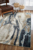 KAS Avalon 5618 Ivory/Blue Wonder Area Rug Round Image