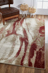 KAS Avalon 5619 Ivory/Brown Wonder Area Rug Round Image