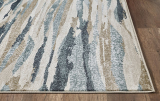 KAS Avalon 5620 Ivory/Blue Landscapes Area Rug Runner Image