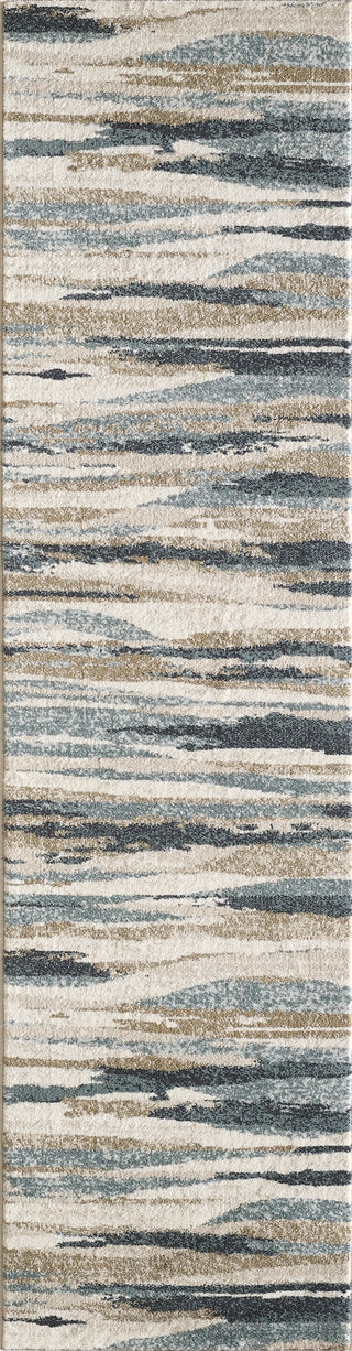 KAS Avalon 5620 Ivory/Blue Landscapes Area Rug Lifestyle Image Feature