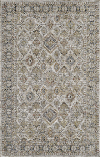 KAS Avani 8400 Ivory Damascus Area Rug Round Image