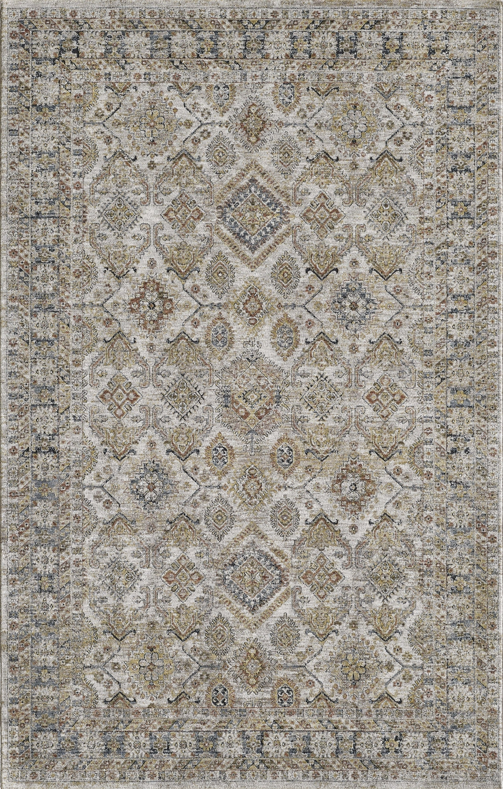 KAS Avani 8408 Ivory/Spice Lisbon Area Rug – Incredible Rugs and Decor