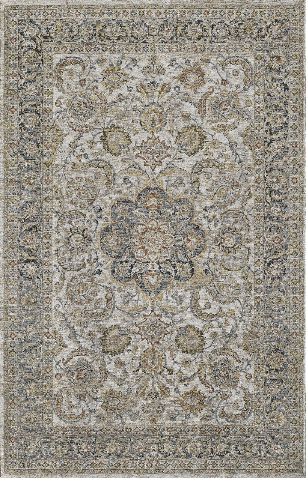 KAS Avani 8408 Ivory/Spice Lisbon Area Rug – Incredible Rugs and Decor