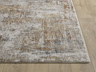 KAS Avani 8408 Ivory/Spice Lisbon Area Rug Round Image