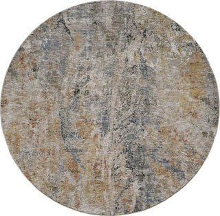 KAS Avani 8409 Blue/Spice Barcelona Area Rug Lifestyle Image Feature