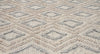 KAS Chloe 7722 Natural Grey Diamond Area Rug Corner Image