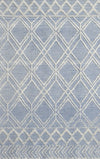 KAS Chloe 7724 Blue Ivory Geo Area Rug Main Image