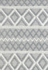 KAS Chloe 7725 Grey Ivory Boho Area Rug Main Image