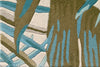 KAS Cove 3002 Ivory/Teal Palms Area Rug Main Image