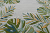 KAS Cove 3003 Grey/Green Tropics Area Rug Lifestyle Image Feature