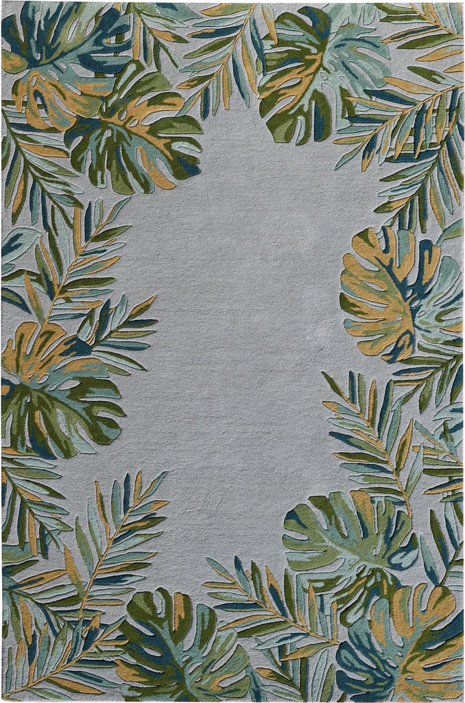 KAS Cove 3003 Grey/Green Tropics Area Rug