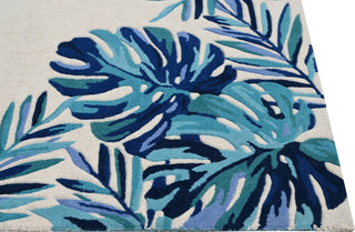 KAS Cove 3004 Ivory/Blue Tropics Area Rug