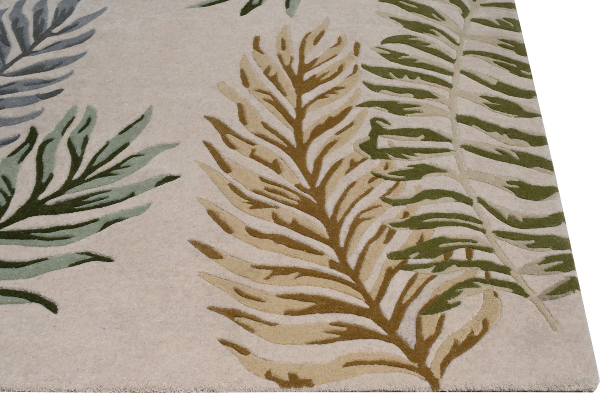 Fern Rug KAS Cove 3008 Ivory Ferns Area Rug – Incredible Rugs and Decor