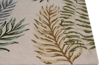 KAS Cove 3008 Ivory Ferns Area Rug