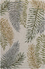 KAS Cove 3008 Ivory Ferns Area Rug