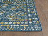 KAS Dahlia 1402 Blue Mosaic Area Rug Runner Image