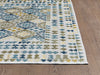 KAS Dahlia 1402 Blue Mosaic Area Rug Corner Image