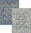 KAS Dahlia 1402 Blue Mosaic Area Rug Main Image