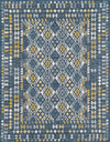 KAS Dahlia 1402 Blue Mosaic Area Rug Main Image