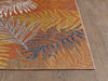 KAS Dahlia 1405 Blue/Rust Palms Area Rug Runner Image