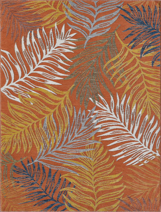 KAS Dahlia 1405 Blue/Rust Palms Area Rug Main Image