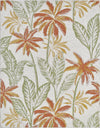 KAS Dahlia 1407 Ivory/Rust Paradise Area Rug Round Image