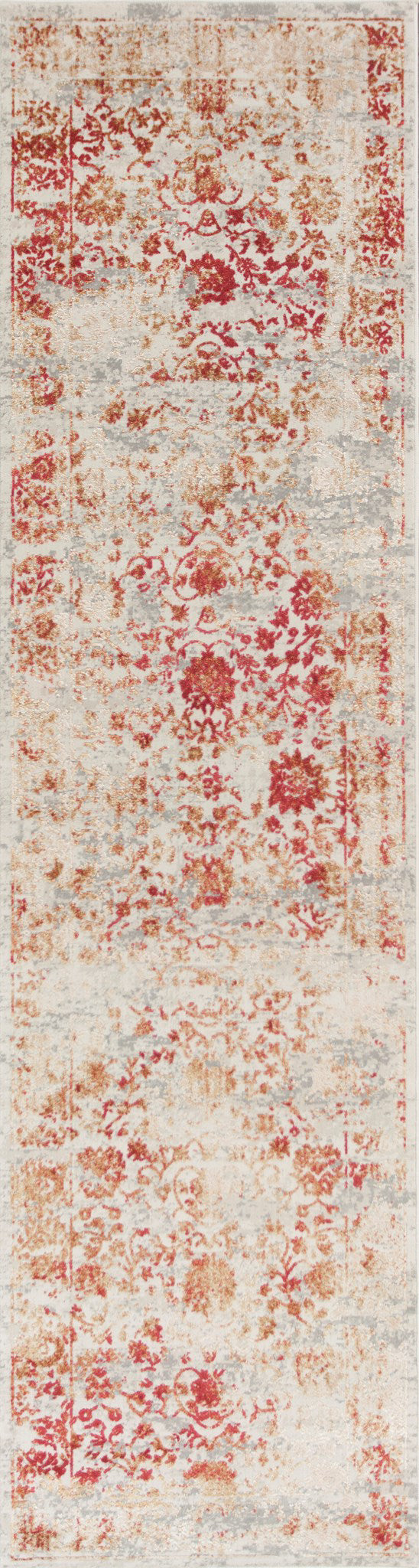 KAS Generations 7002 Ivory/Red Cypress Area Rug Lifestyle Image Feature